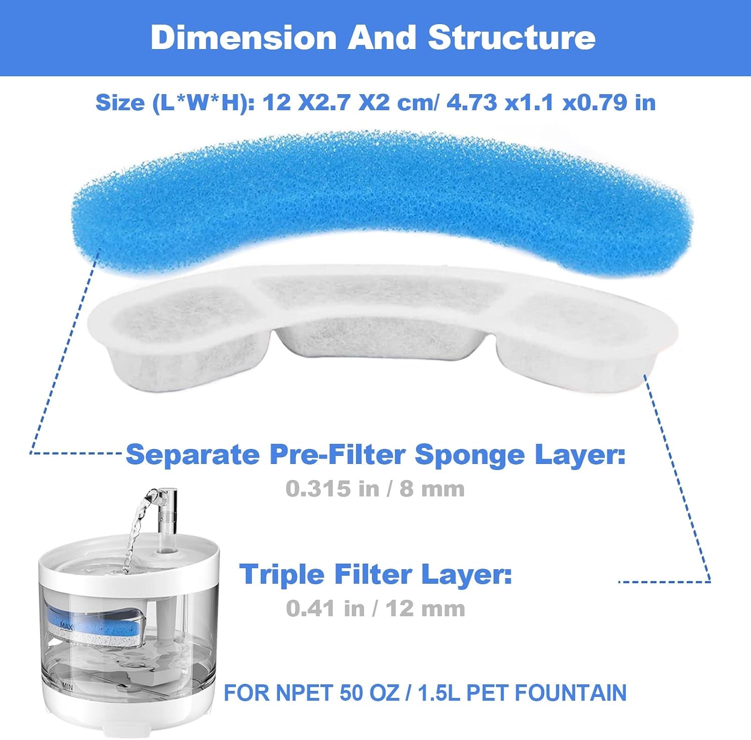 Pet Water Fountain Replacement