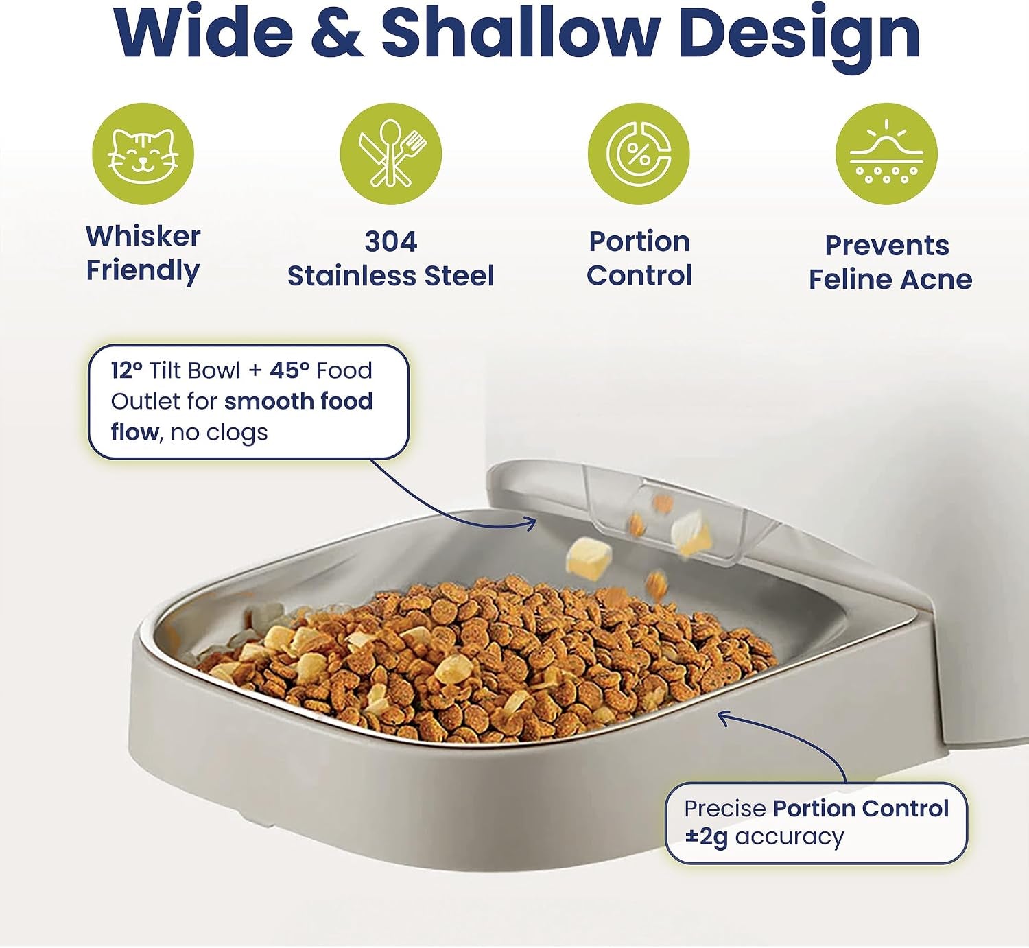 PawSpik Automatic Cat & Dog Feeder with 2K Camera & App Control
