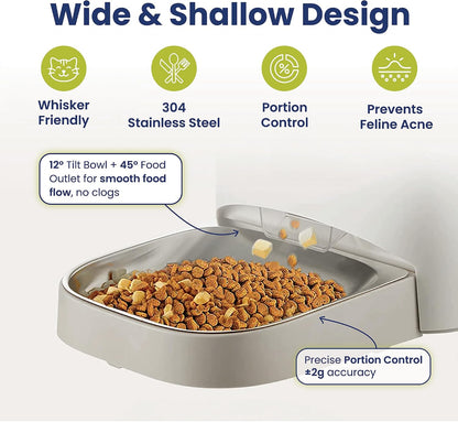 PawSpik Automatic Cat & Dog Feeder with 2K Camera & App Control